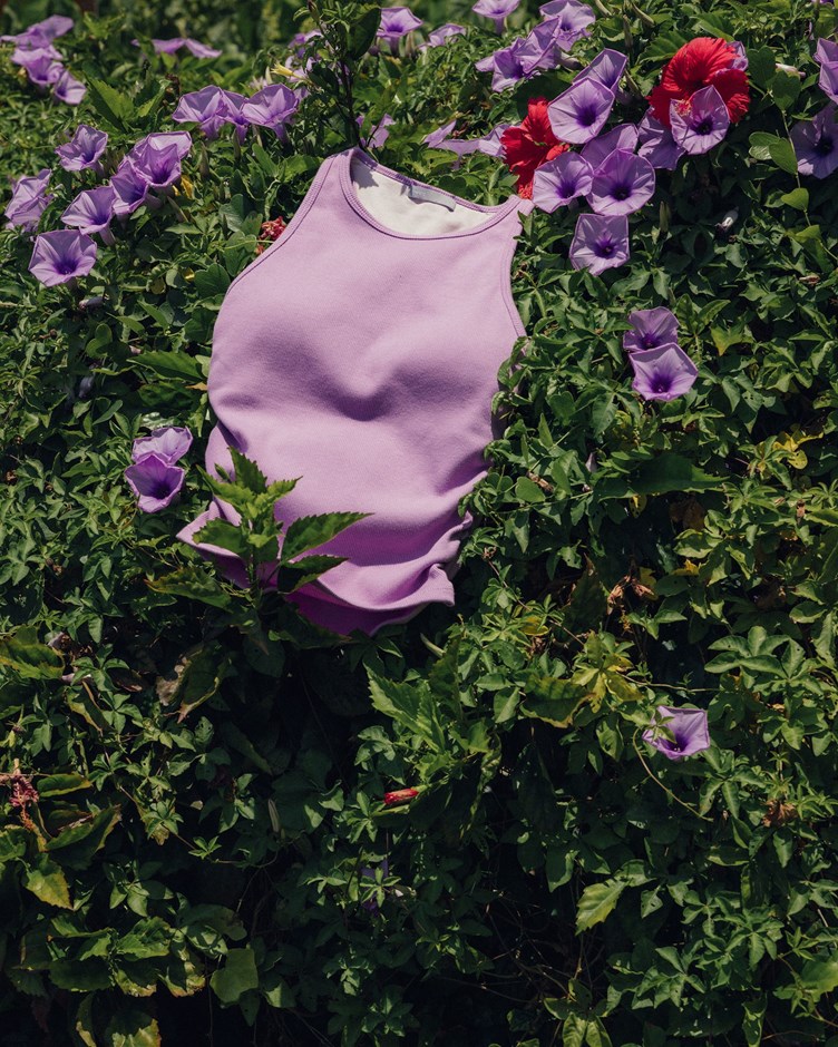 PROJECT.M 側抓皺削肩BRA TOP