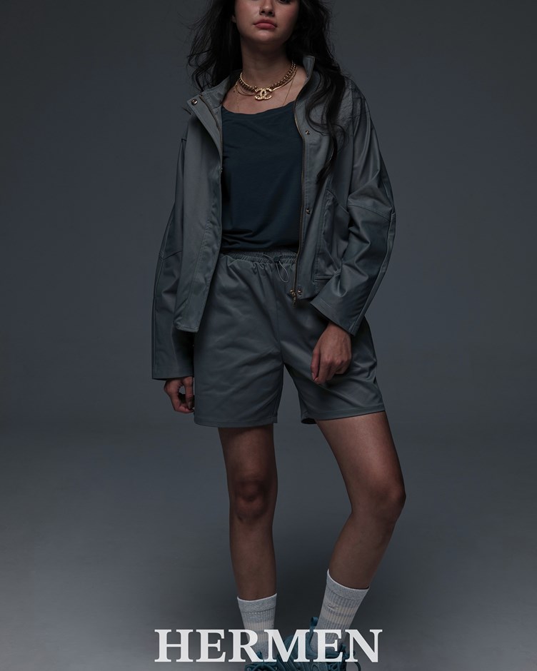 Unisex 極簡機能防風輕量套裝-短褲