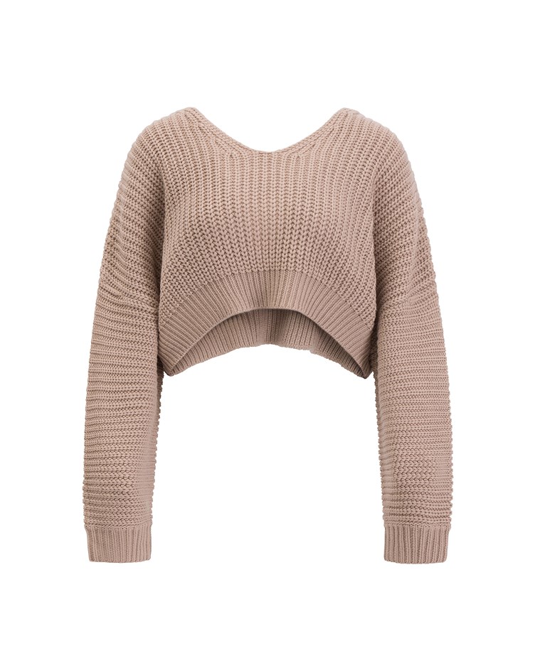 cozy v-neck sweater
