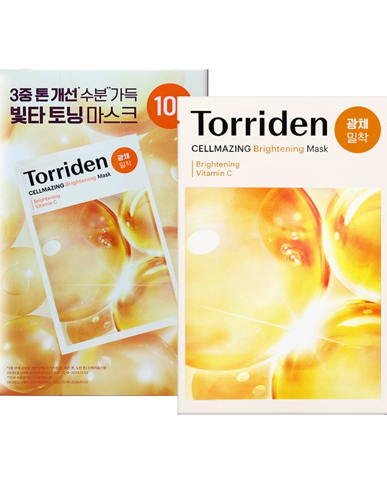Torriden 面膜 10片/盒(微分子膠原蛋白緊緻.維他命C亮白)