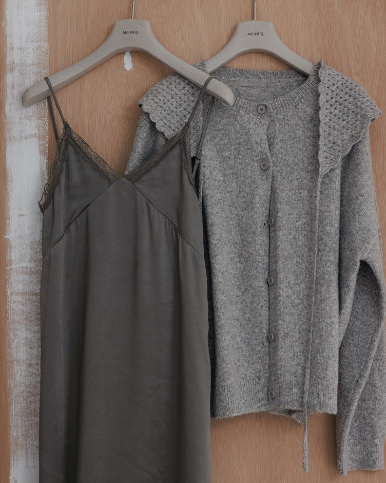 多功能簍空針織三角巾