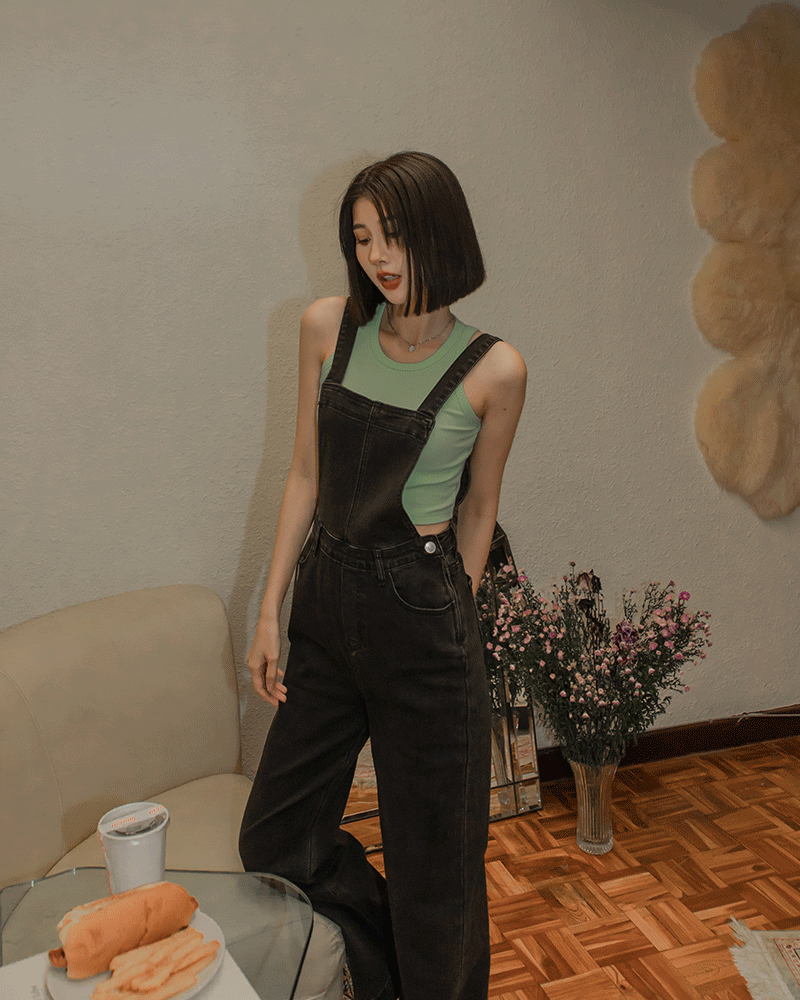 歐美短版削肩背心