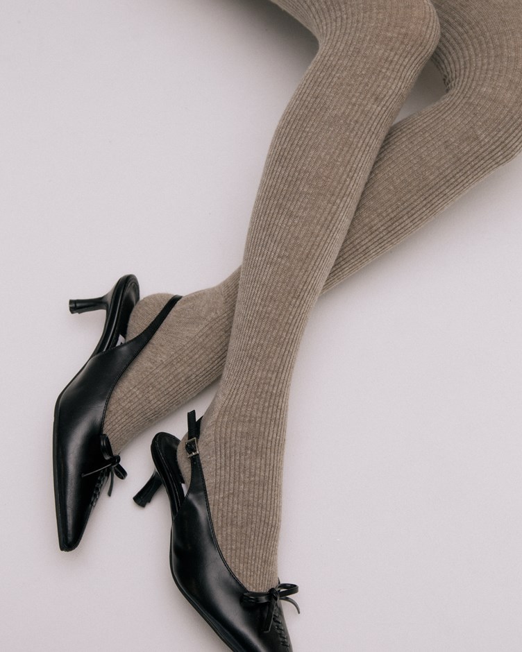 蝴蝶結簡約尖頭跟鞋(版型偏小)