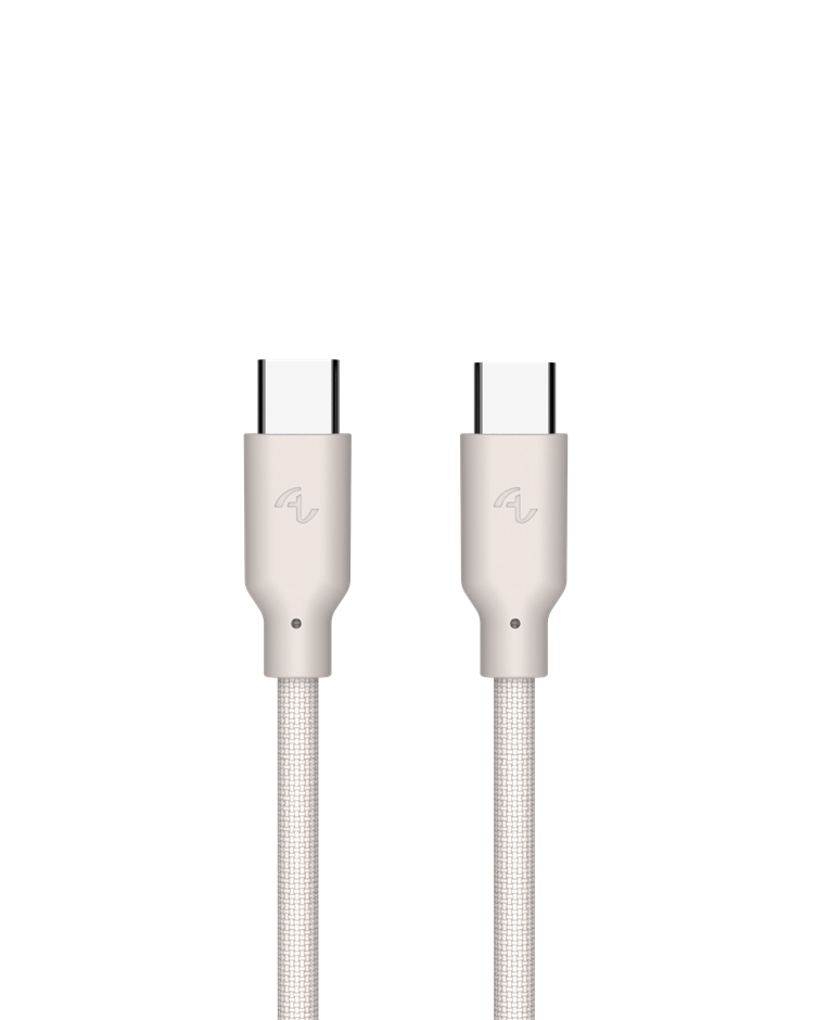 Allite Easy Cable 磁吸收納編織快充線 （USB-C to USB-C）質感黑