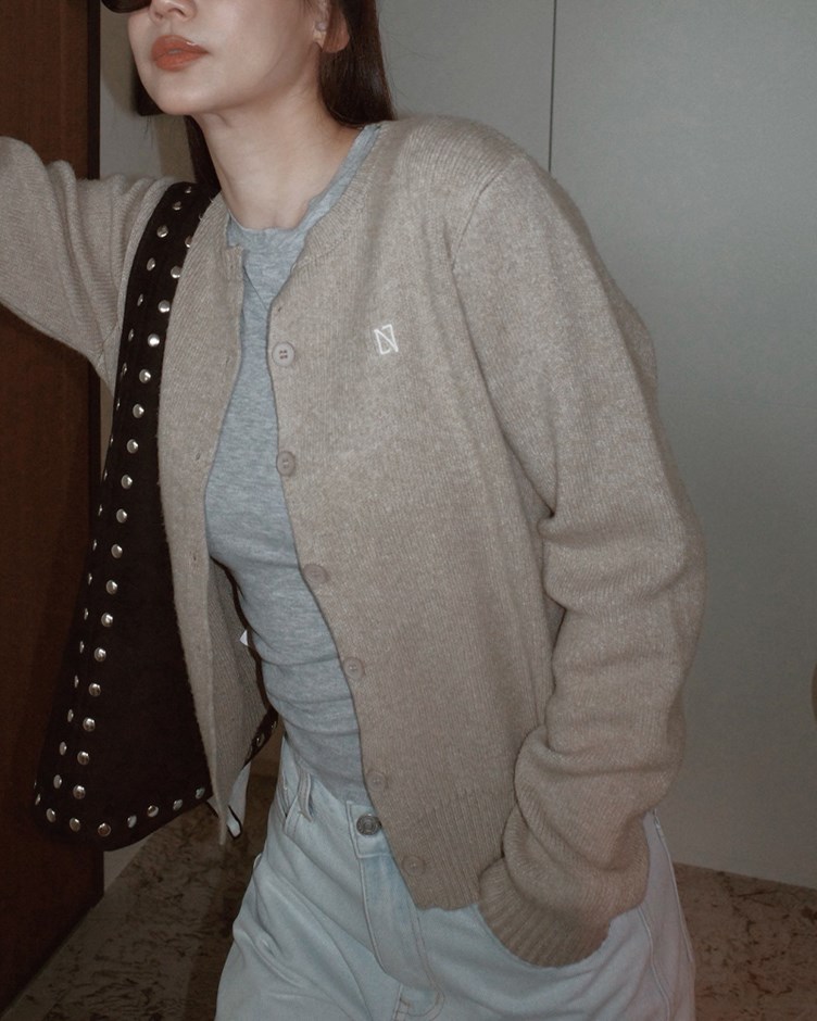 重磅圓領排釦外罩(ME.)