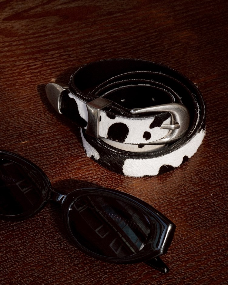 動物紋毛感粗皮帶