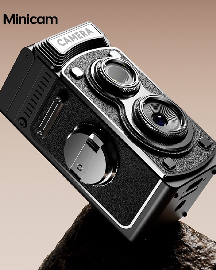 【Minicam 迷你拍】G17 復古TLR雙眼 Y8000 迷你相機