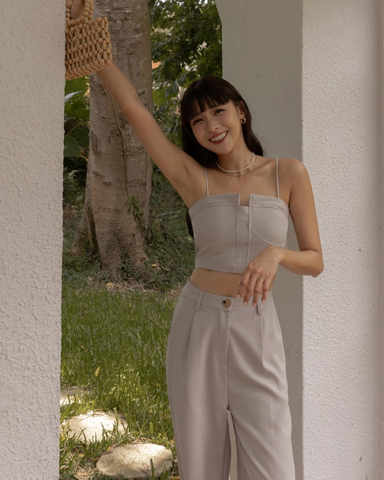 造型西裝平口背心