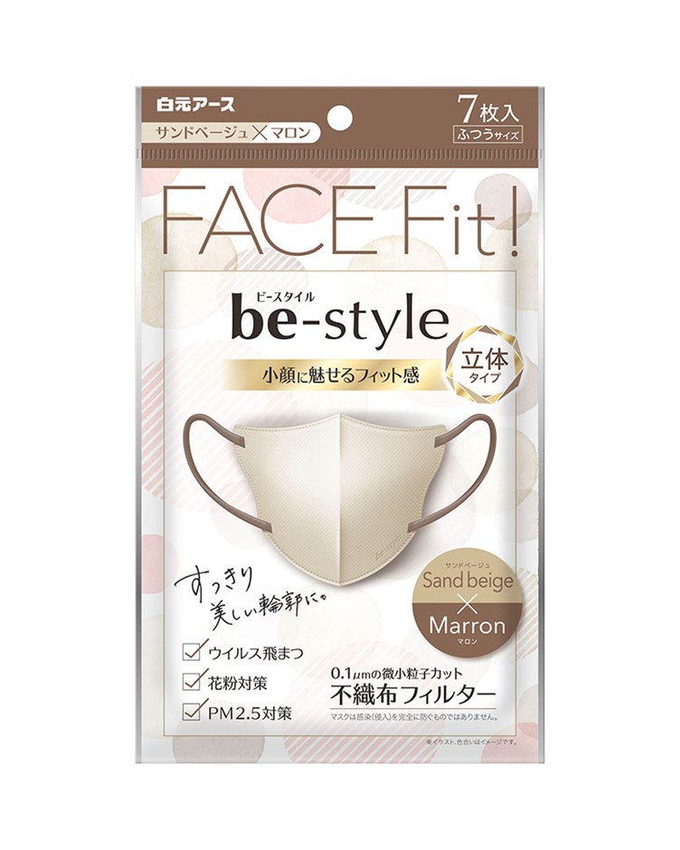 be-style 小顏立體防脫妝口罩 7入