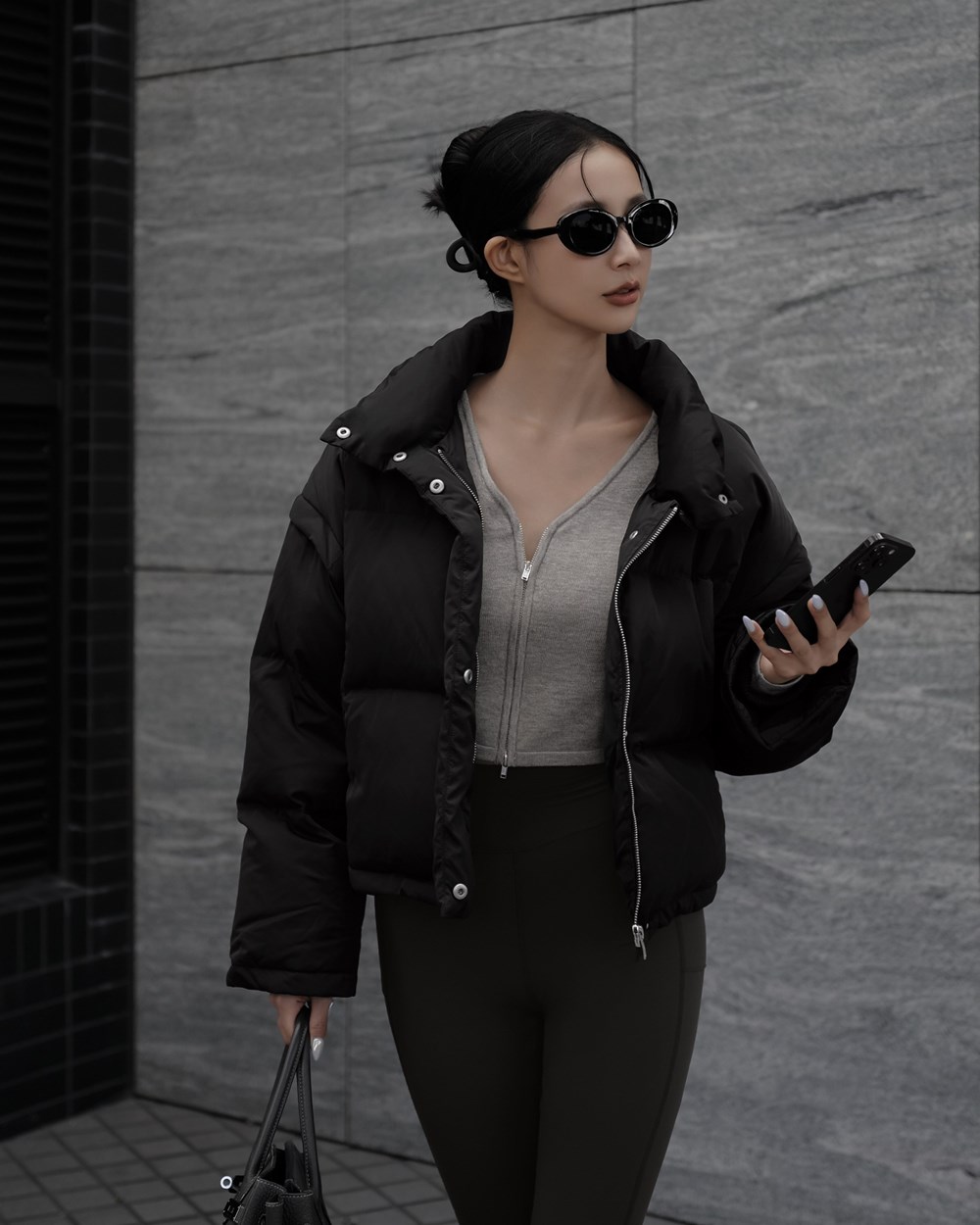 2WAY寬鬆短版羽絨外套