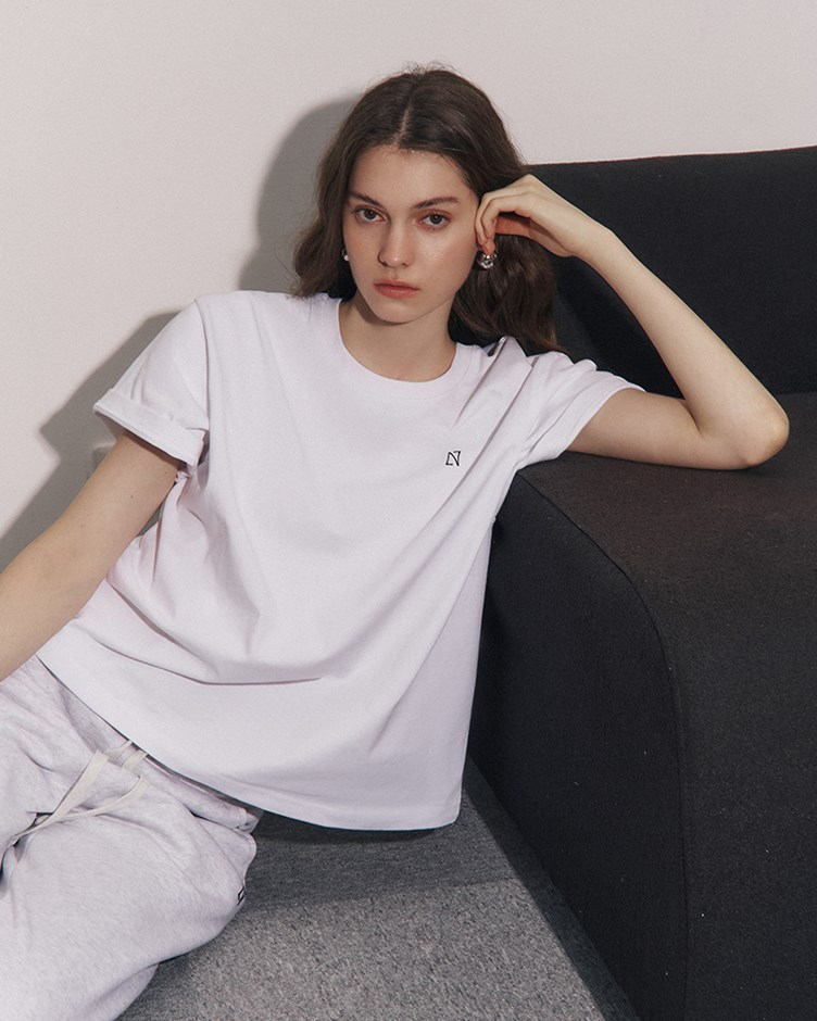 圓領挺版植絨TEE(ME.)