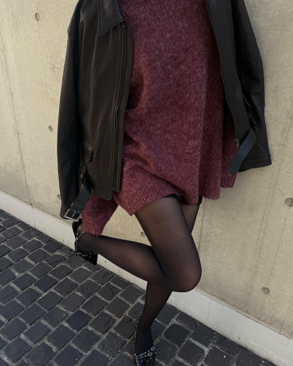 柔軟純色針織毛衣