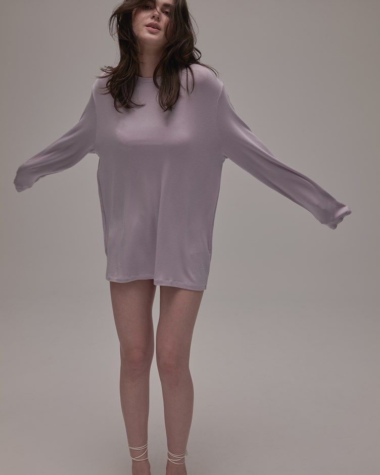 Unisex 第二層肌膚柔彈人造絲長袖