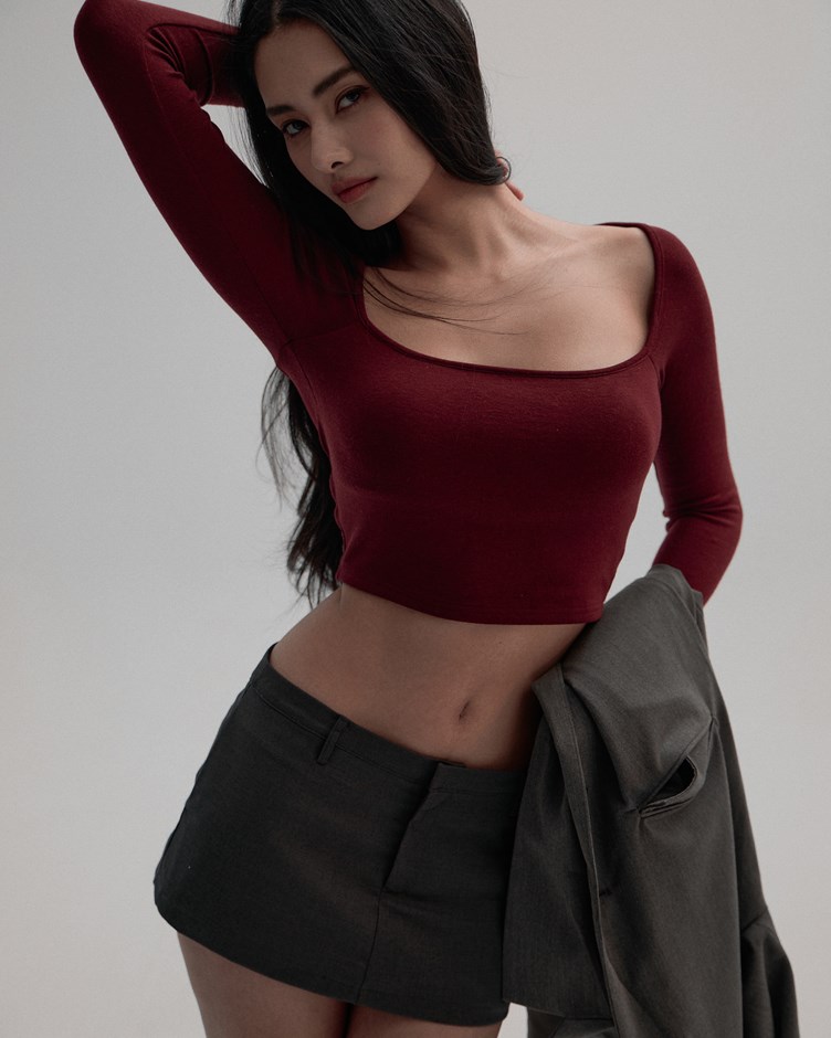 HER 冬季經典顯瘦 BRA TOP 羊毛上衣