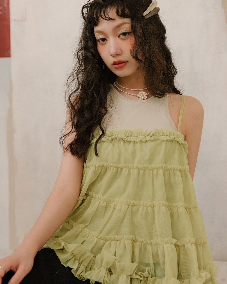 PROJECT.M 削肩挖背BRA TOP