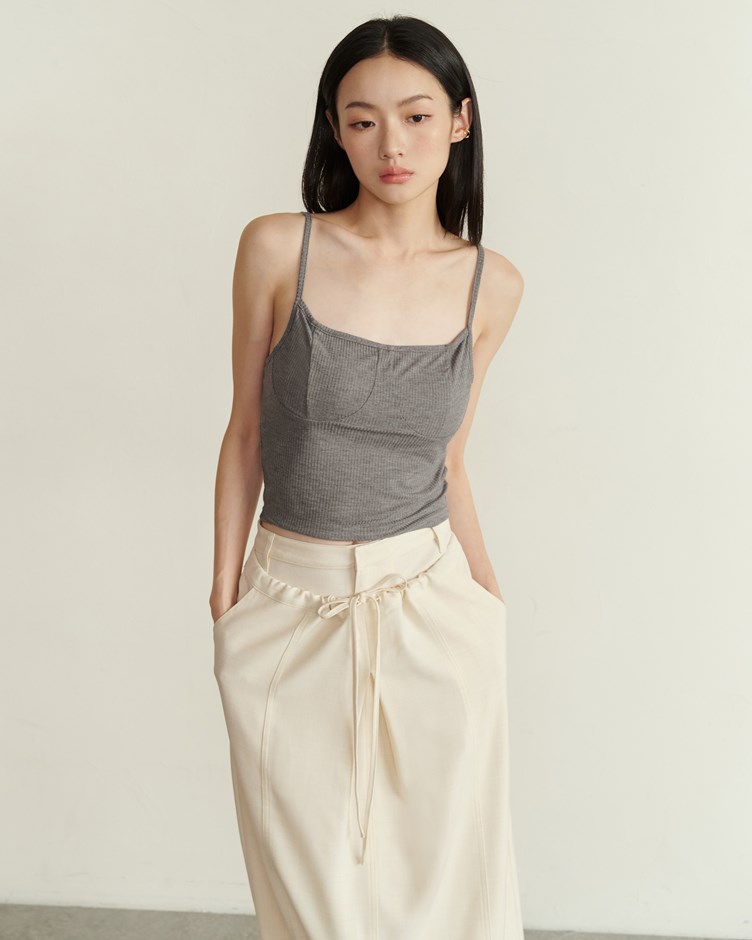 細肩帶羅紋BRA TOP