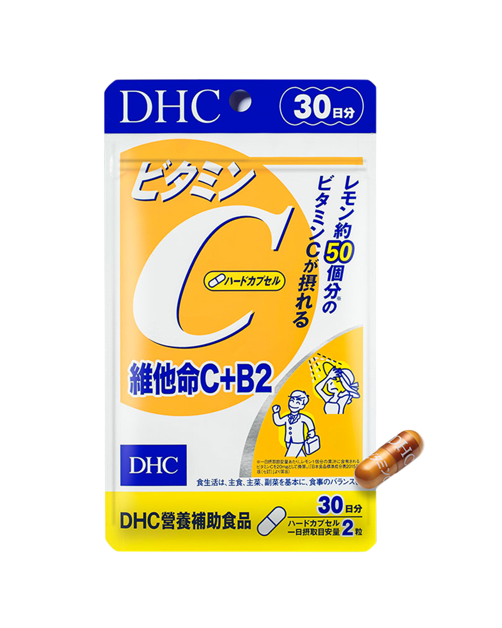 DHC 維他命C+B2 60粒-30日份