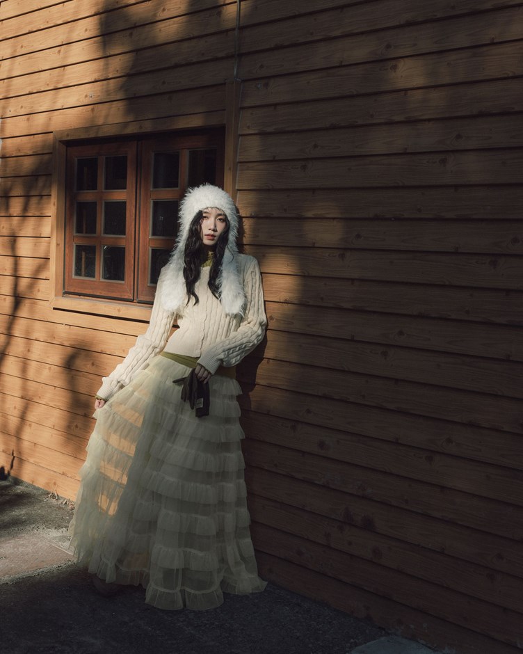 多層次網紗澎澎長裙