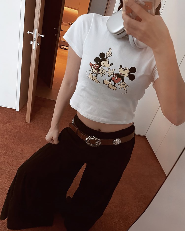 復古米奇與好朋友短版TEE(Disney系列)