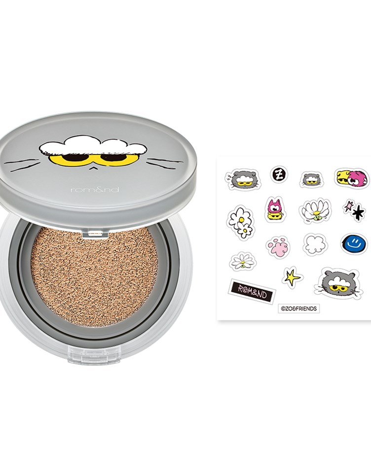 rom&nd X ZO&FRIENDS 柔焦氣墊(含貼紙) SPF24 PA++