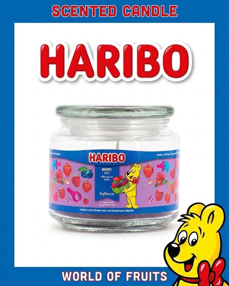 HARIBO CANDLE 小熊軟糖蠟燭 - 綜合莓果 Berry Mix (中)
