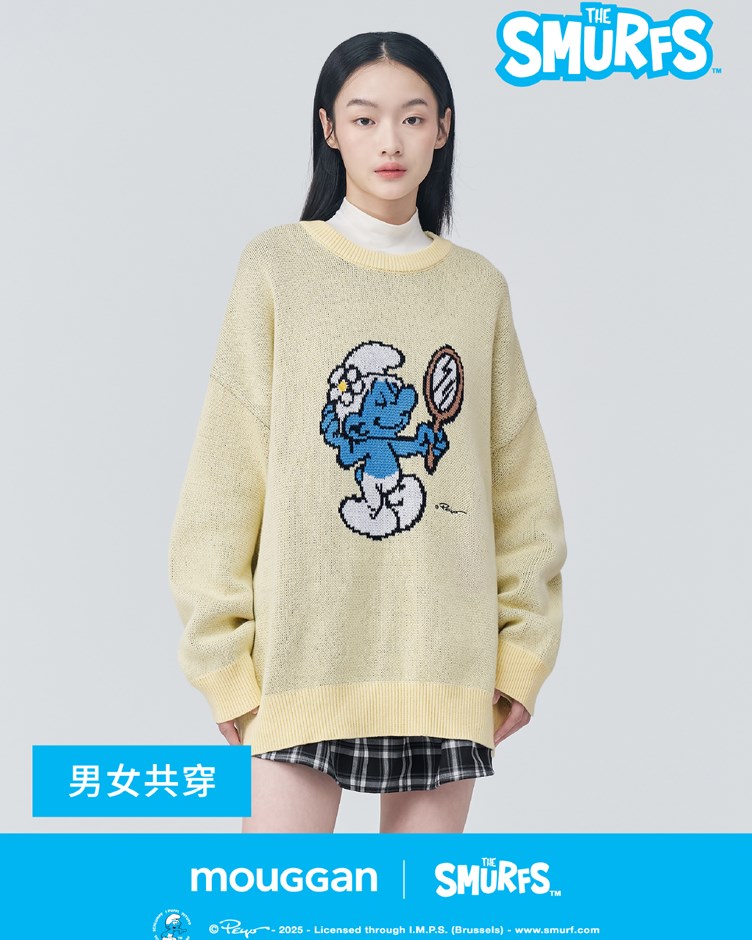 SMURF系列毛衣 (小自戀)