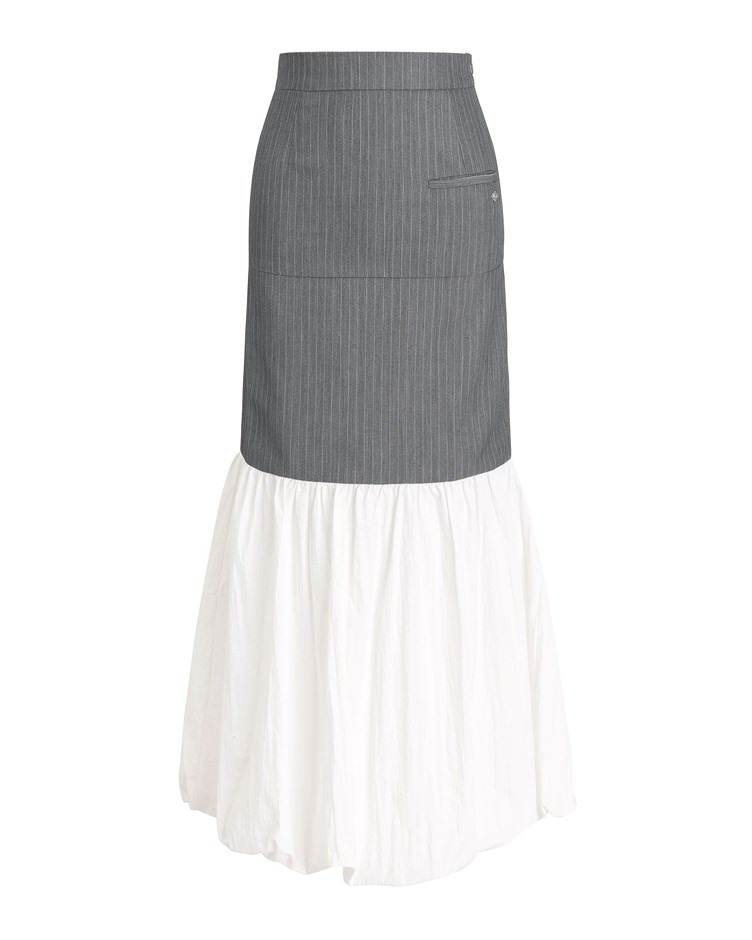 stripe mermaid skirt