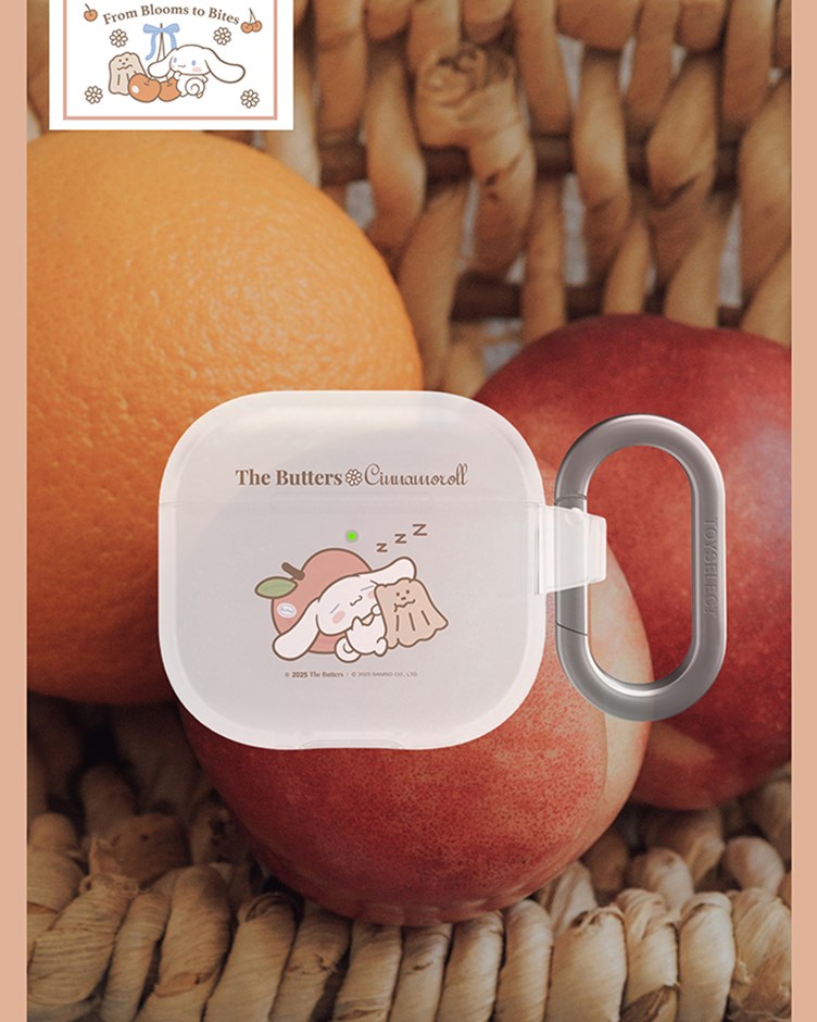 【TOYSELECT】奶油家族x大耳狗 躺香甜蘋果強悍耳機套(AirPods 4)