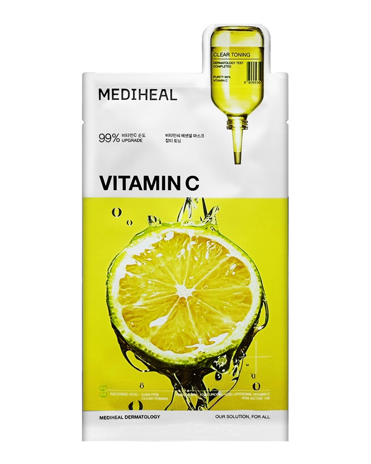 MEDIHEAL 精華面膜(積雪草/茶樹/玫瑰/維他命C/膠原彈性)