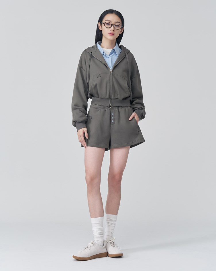 棉質短版連帽外套（12/01 22:00開賣）