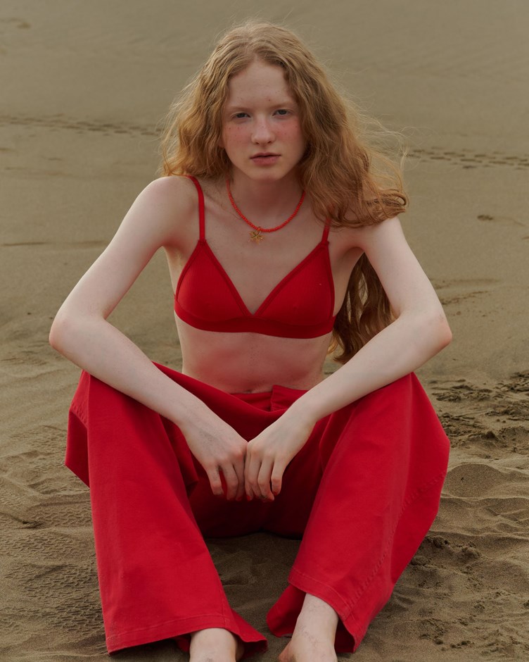 夏日羅紋三角BRA TOP