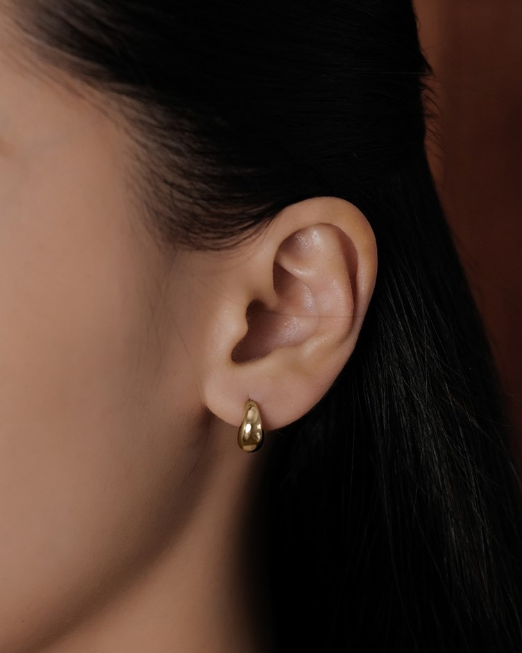 金屬水滴小耳圈