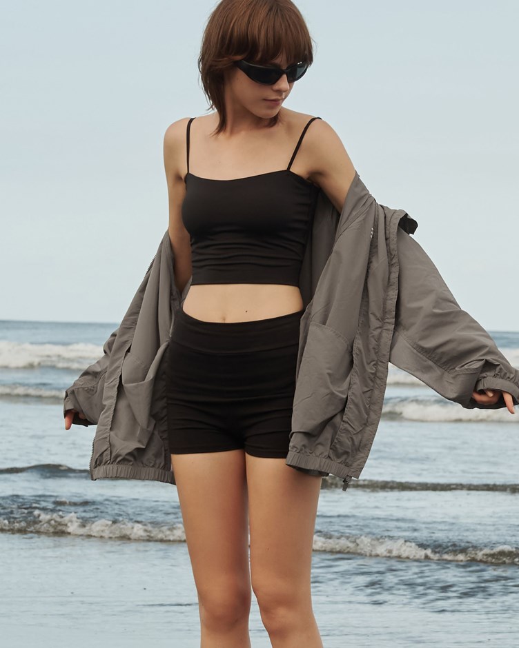 MIT細肩帶微U領涼感BRA TOP