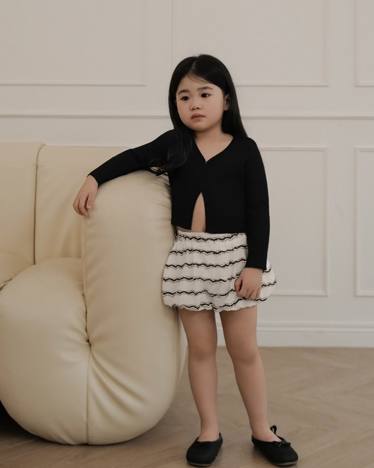 法式波紋澎澎短褲(KID)