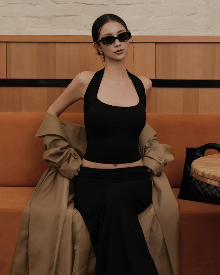 天絲抓皺繞脖BRATOP