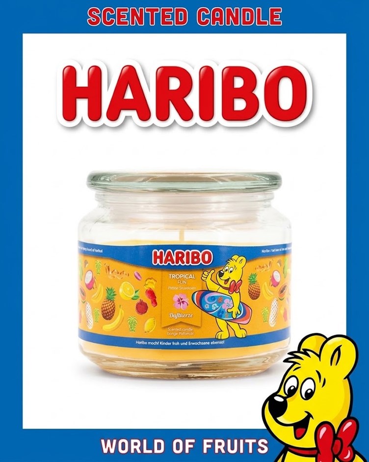 HARIBO CANDLE 小熊軟糖蠟燭 - 熱帶趣味 Tropical Fun (中)