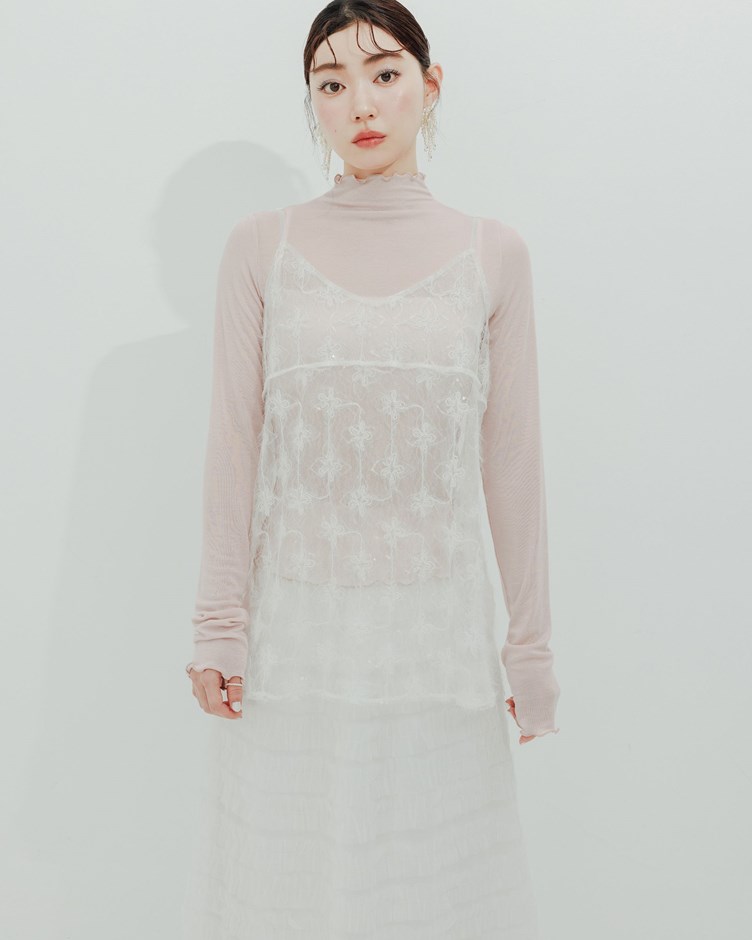 仙女羽毛刺繡外罩背心