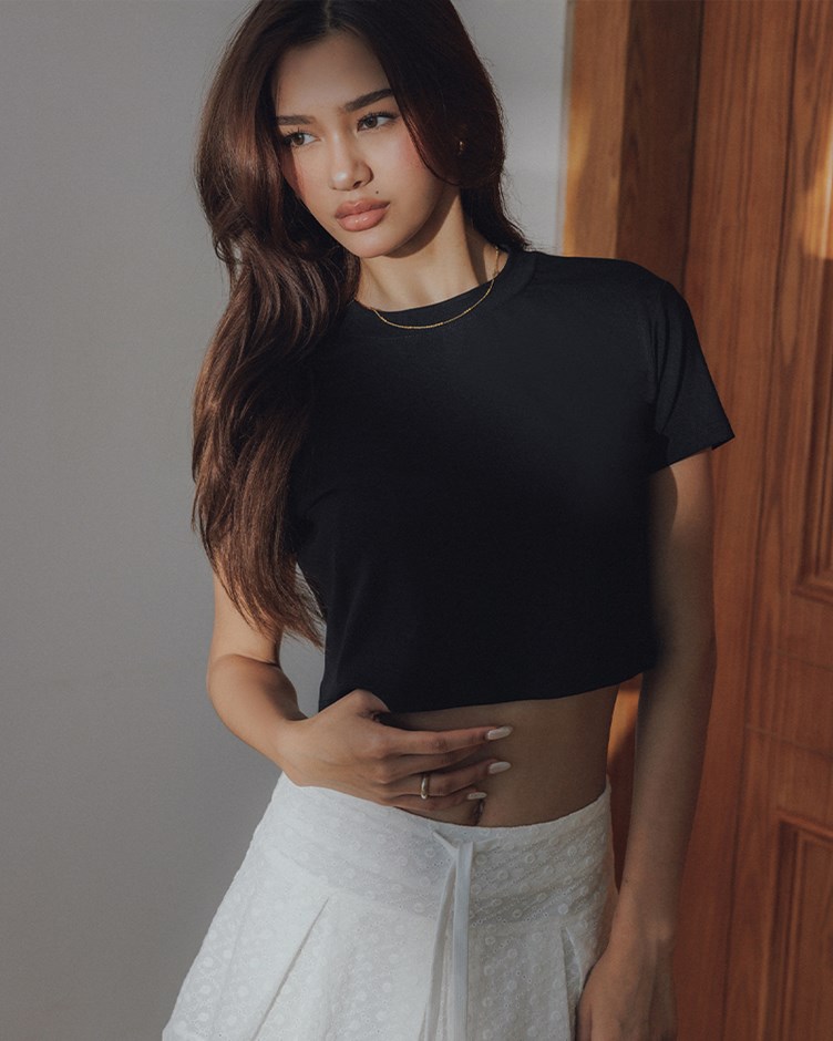 圓領寬鬆基本Tee