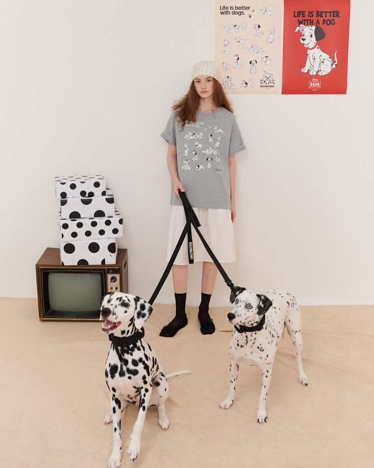 Disney 101忠狗系列人物寬鬆TEE