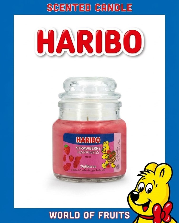  HARIBO CANDLE 小熊軟糖蠟燭 - 西瓜家族 Melon Mix (小)