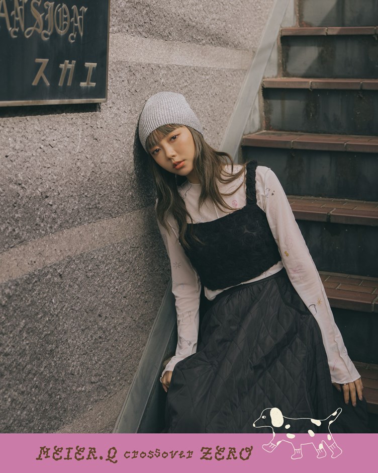 zero-立體花朵外搭背心