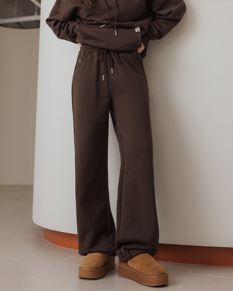 修身直筒抽繩棉褲(22)