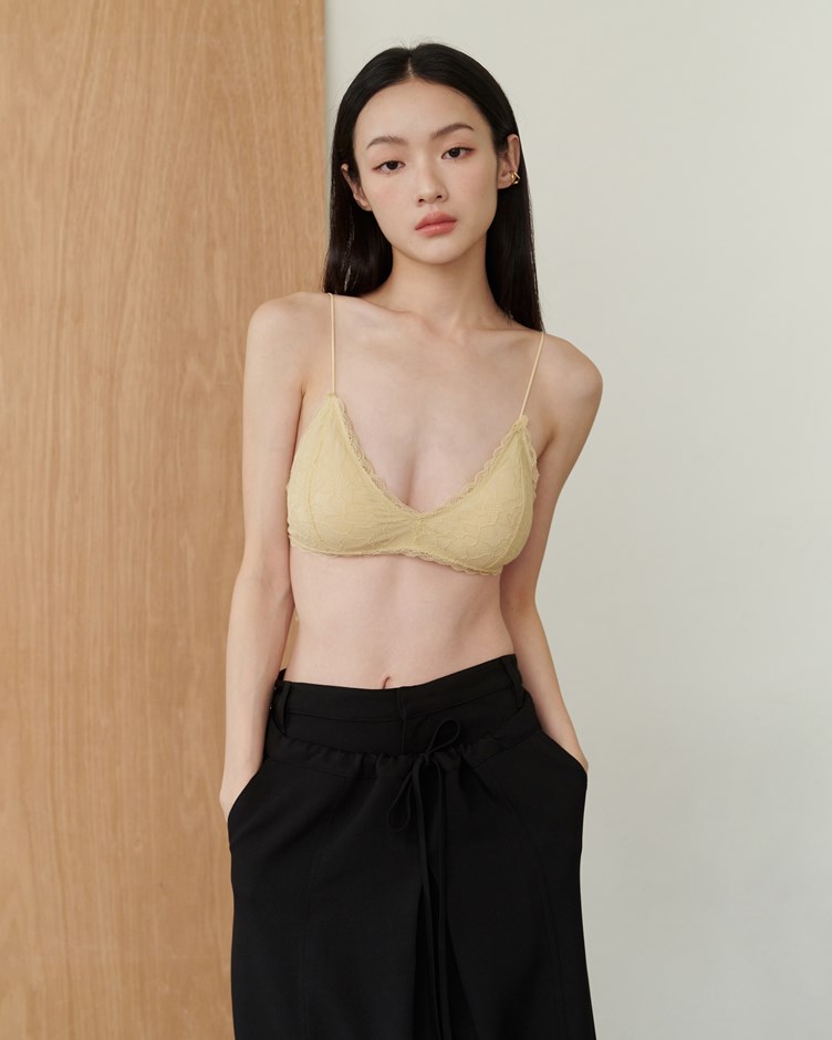薄襯無鋼圈蕾絲bralette