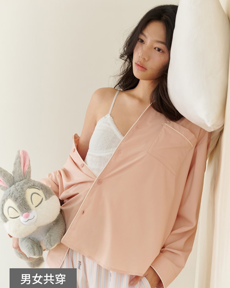 HOME 中性長袖襯衫