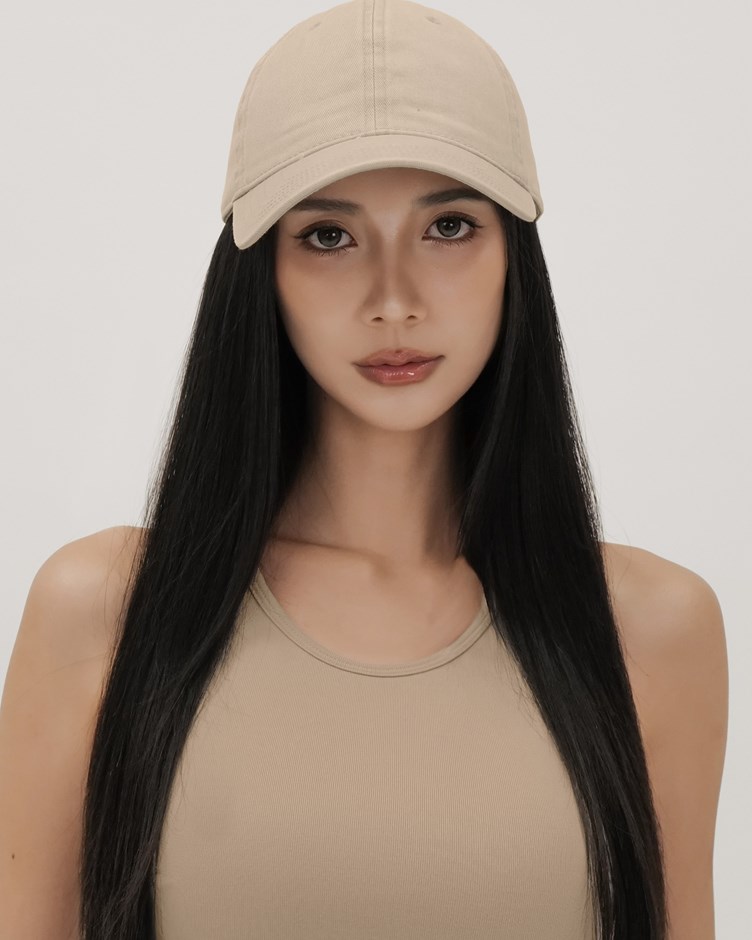 水洗斜紋棒球帽