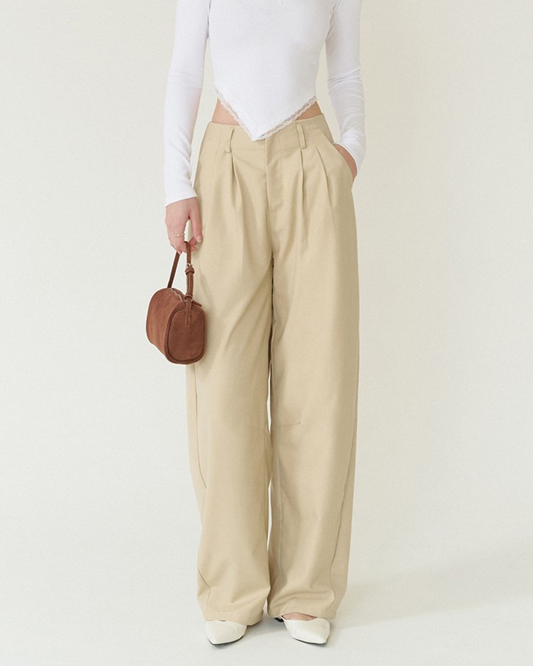 輕繭型西裝長褲