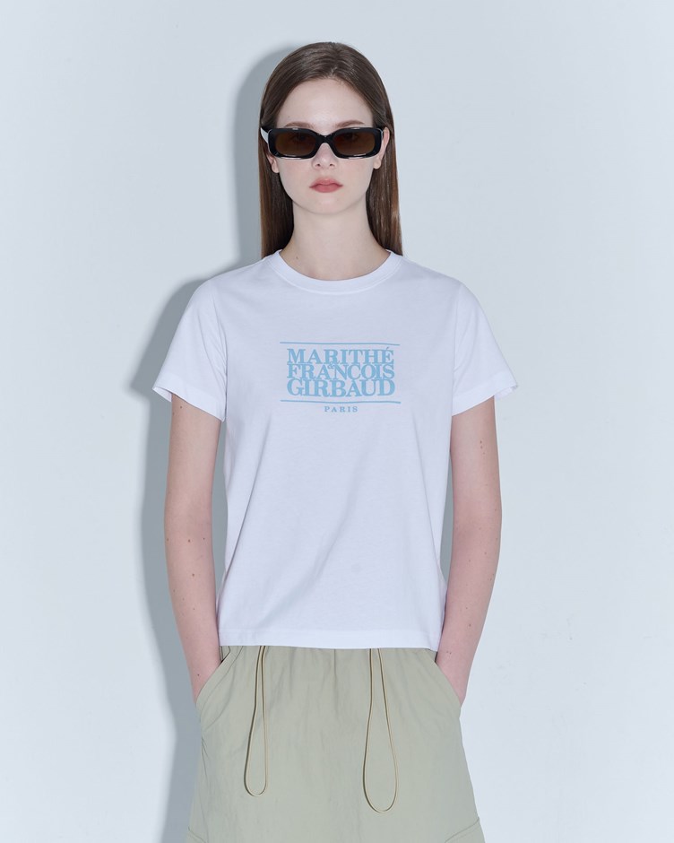 MARITHÉ FRANÇOIS GIRBAUD-經典Logo短袖T恤
