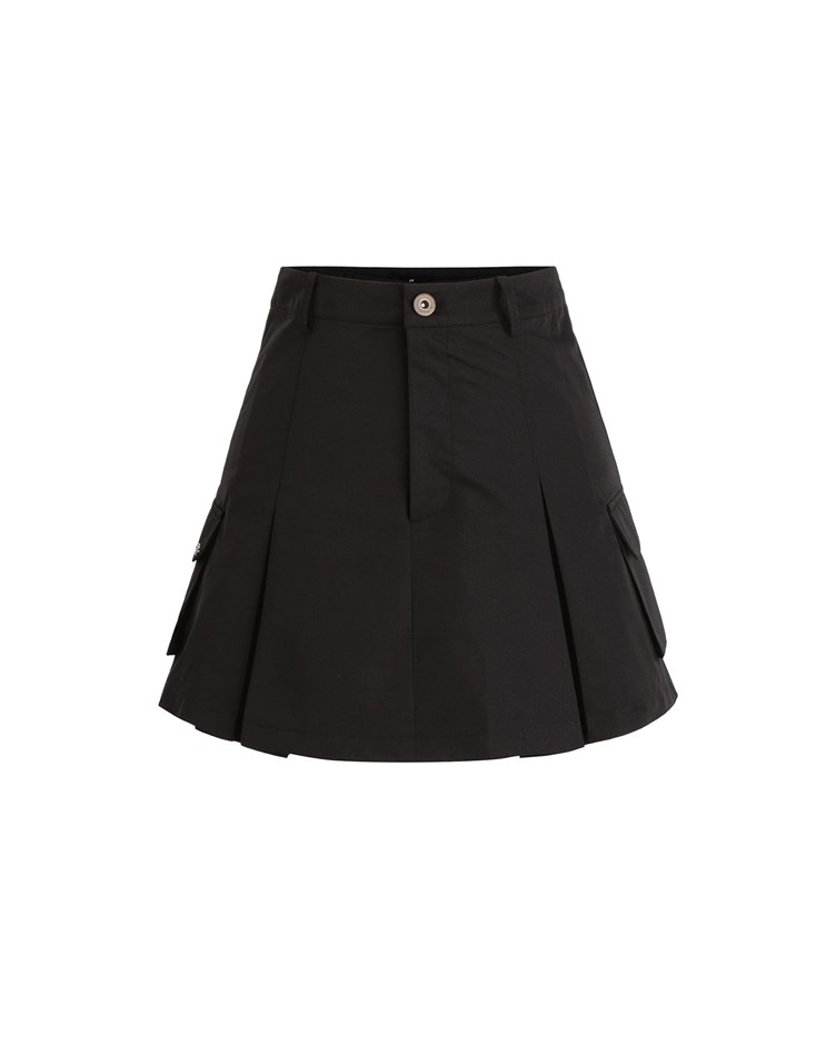 nylon chino mini skirt