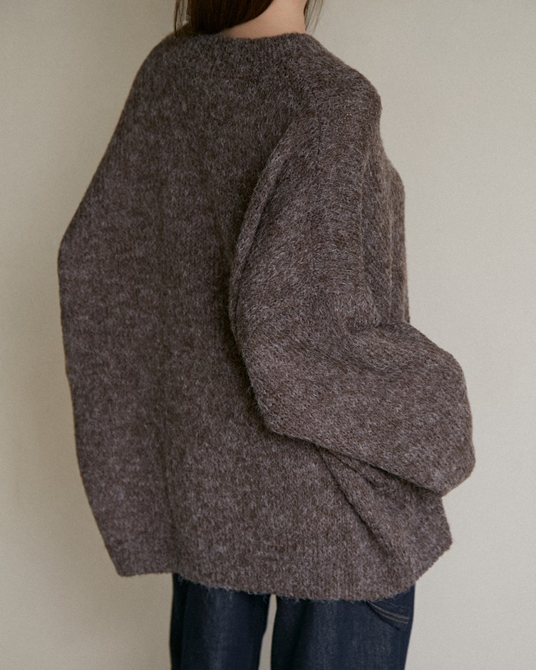 柔軟純色針織毛衣