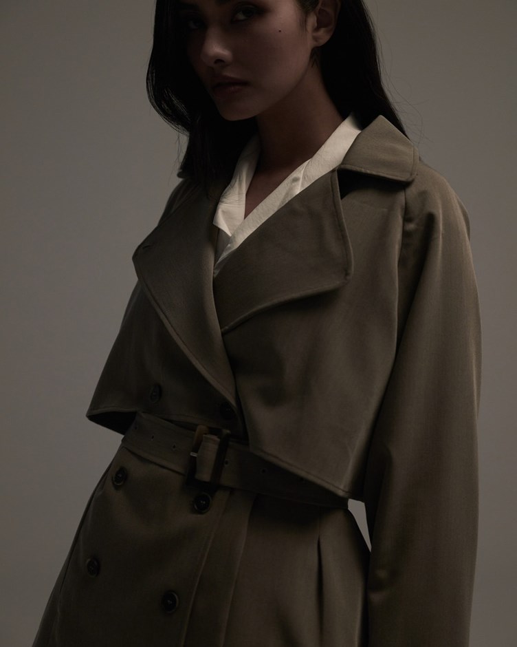 Belted Trench Jacket